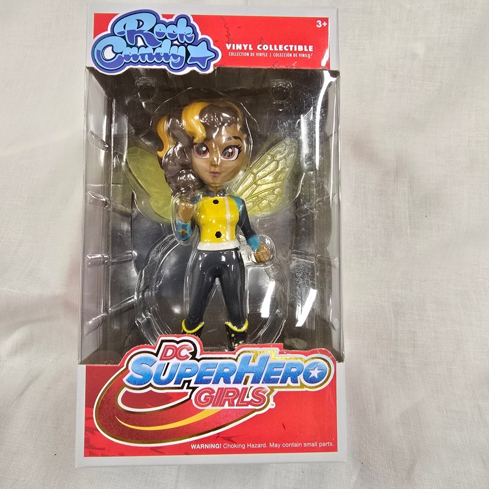 Funko Rock Candy DC Super Hero Girls Bumblebee Vinyl Collectible Figure New